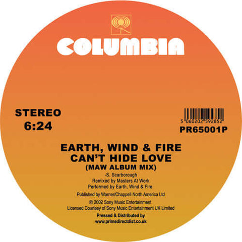 Earth, Wind & Fire - Fantasy (Shelter DJ Mix) - Artists Earth, Wind & Fire Genre Disco, Reissue Release Date 1 Jan 2017 Cat No. PR65001P Format 12" Vinyl - Columbia - Columbia - Columbia - Columbia - Vinyl Record