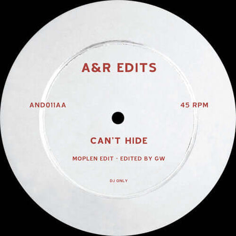 Moplen - A Minute / Can’t Hide - Artists Moplen Genre Disco, Soul, Edits Release Date 1 Jan 2020 Cat No. AND011 Format 12" Vinyl - A&R Edits - Vinyl Record