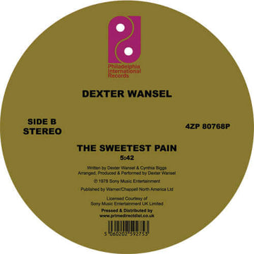 Dexter Wansel - Life On Mars / The Sweetest Pain - Artists Dexter Wansel Genre Disco, Funk, Soul Release Date 1 Jan 2017 Cat No. 4ZP80768P Format 12
