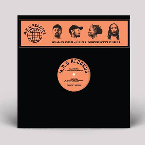 Man Power & Rapasa Nyatrapasa - Luo Land / Battle Hill - Artists Man Power & Rapasa Nyatrapasa Style Deep House, Edits Release Date 16 Feb 2024 Cat No. MAD008X Format 12" Vinyl - M.A.D RECORDS - M.A.D RECORDS - M.A.D RECORDS - M.A.D RECORDS - Vinyl Record