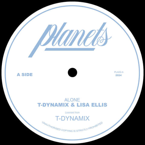 T-Dynamix & Lisa Ellis - Alone / Your Love - Vinyl Record