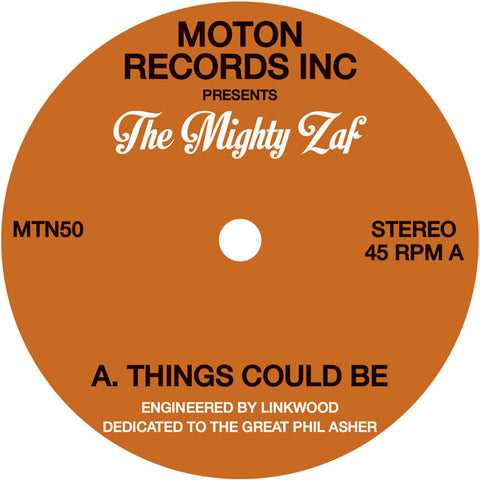 Moton Records Inc Presents - The Mighty Zaf - Vinyl Record