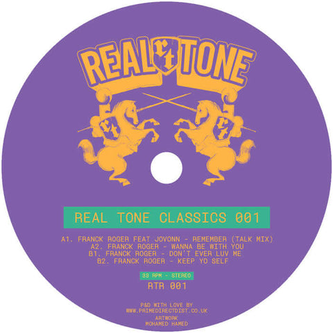 DJ Support from the full Deep House crew. Real Tone Classics, a limited-edition vinyl collection featuring four timeless tracks from the legendary Real Tone Records vaults. PRE-ORDER ITEM Expected in stock between 19th July - 2nd August PLEASE ORDER PRE-O - Vinyl Record