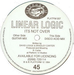 Linear Logic - It's Not Over Vinyl Vinly Record