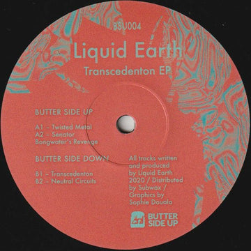 Liquid Earth - Transcedenton EP Vinyl Vinly Record