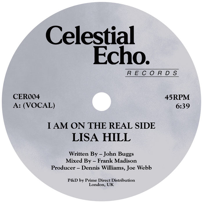 Lisa Hill - I Am On The Real Side Vinyl