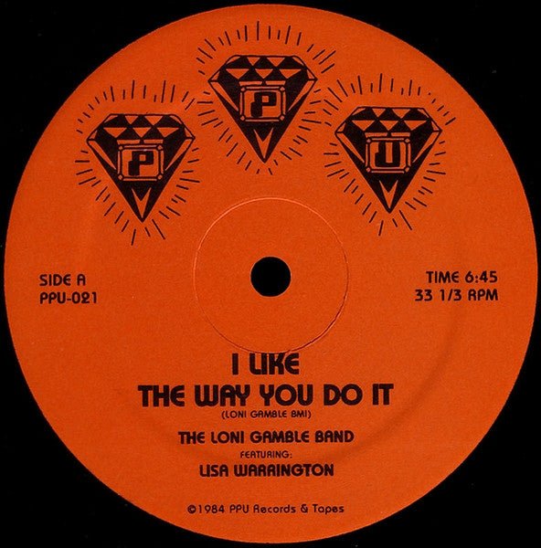 Lisa Warrington - I Like The Way You Do It Vinyl