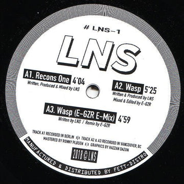 LNS - Recons One Vinyl Vinly Record