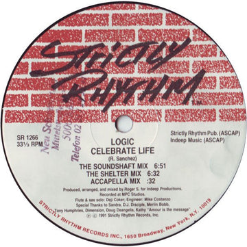 Logic - Celebrate Life / One Step Beyond Vinyl Vinly Record