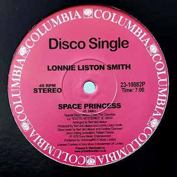 Lonnie Liston Smith - Space Princess / Quiet Moments Vinyl Vinly Record