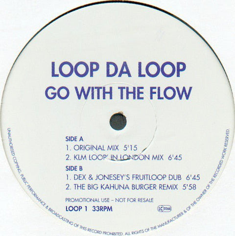 Loop Da Loop - Go With The Flow Vinyl - Vinyl Record