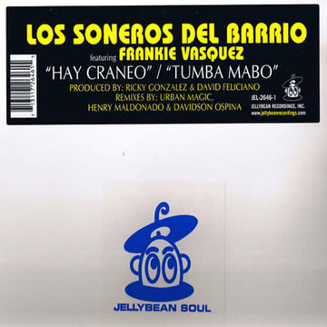 Los Soneros Del Barrio Featuring Frankie Vasquez - Hay Craneo / Tumba Mabo Vinyl Vinly Record