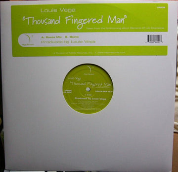 Louie Vega - Thousand Fingered Man Vinyl Vinly Record