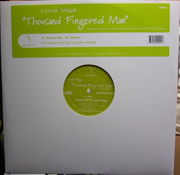 Louie Vega - Thousand Fingered Man Vinyl