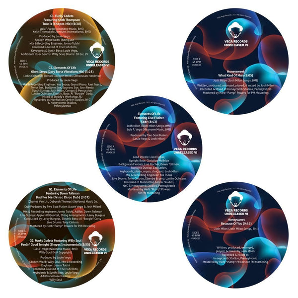 Louie Vega, Various Artists - Vega Records 5 Pack Unreleased VI Vinyl