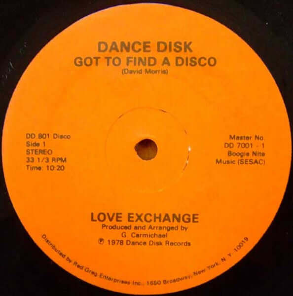 Love Exchange - Got To Find A Disco Vinyl