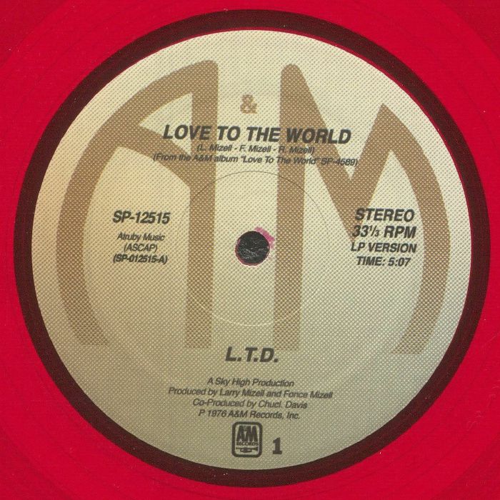 L.T.D. - Love To The World Vinyl