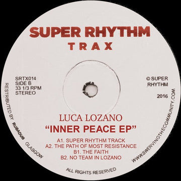 Luca Lozano - Inner Peace EP Vinyl Vinly Record
