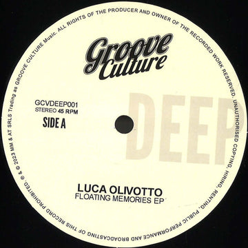 Luca Olivotto - Floating Memories EP Vinyl Vinly Record
