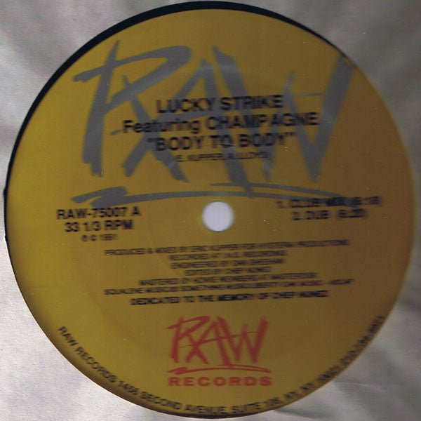 Lucky Strike Featuring Champagne - Body To Body Vinyl