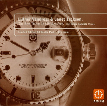 Luther Vandross & Janet Jackson - The Best Things In Life Are Free (The Roger Sanchez Mixes) Vinyl Vinly Record