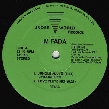 M Fada - Jungle Flute Vinyl Vinly Record