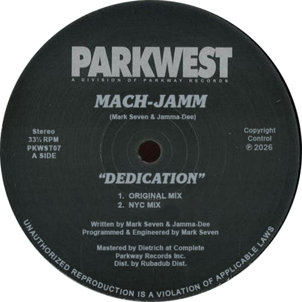 Mach-Jamm - Dedication Vinyl