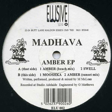 Madhava - Amber EP Vinyl Vinly Record