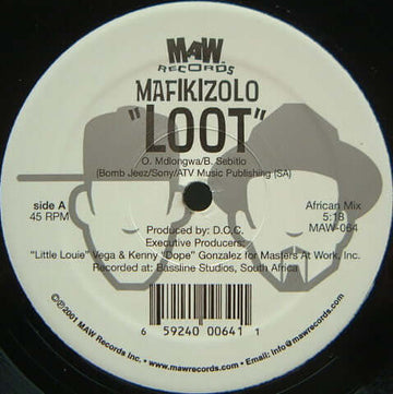 Mafikizolo - Loot Vinyl Vinly Record