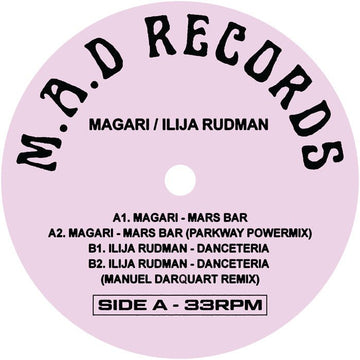Magari / Ilija Rudman - M.A.D RECORDS 012 Vinyl Vinly Record