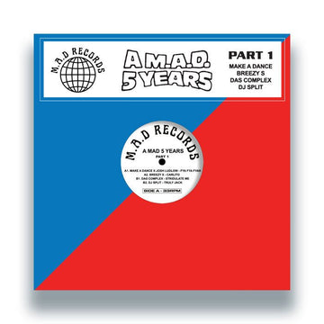 Make A Dance & Josh Ludlow / Breezy S / Das Komplex / DJ Split - A M.A.D 5 YEARS Pt.1 Vinyl Vinly Record