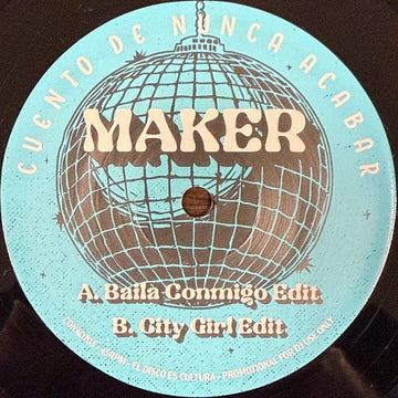 Maker - Baila Conmigo Edit Vinyl Vinly Record