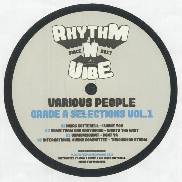 Marc Cotterell - Grade A Selections Vol 1 Vinyl