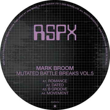 Mark Broom - Mutated Battle Breaks Vol 5 Vinyl Vinly Record