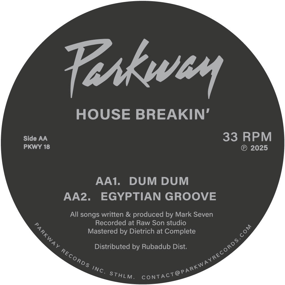 Mark Seven - House Breakin Vinyl