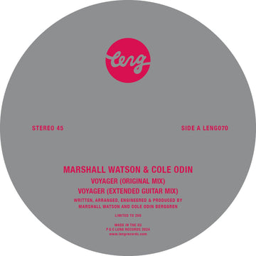 Marshall Watson & Cole Odin - Voyager Vinyl Vinly Record