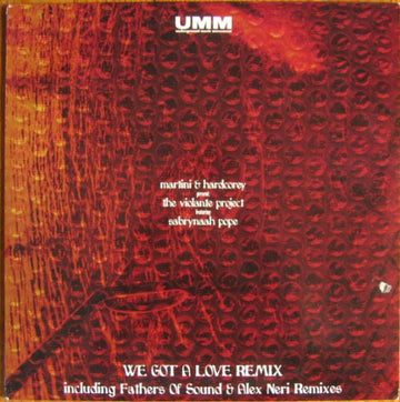Martini & Hardcorey Presents The Violante Project Featuring Sabrynaah Pope - We Got A Love Remix Vinyl Vinly Record