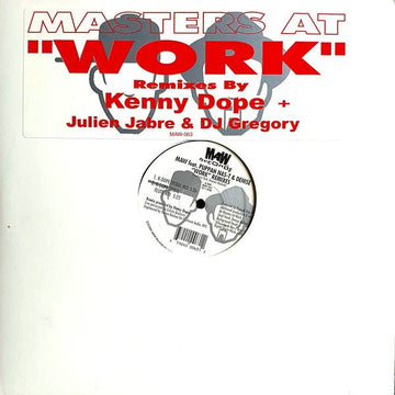 Masters At Work Feat. Puppah Nas - T & Denise Belfon - Work (Remixes) Vinyl Vinly Record
