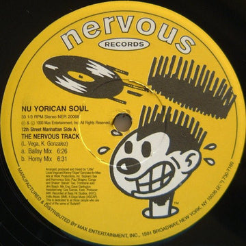 Masters At Work Present Nu Yorican Soul - The Nervous Track Vinyl Vinly Record