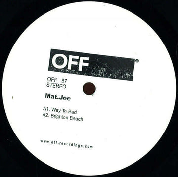 Mat.Joe - Way Too Bad Vinyl Vinly Record