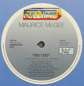 Maurice McGee - Do I Do Vinyl Vinly Record