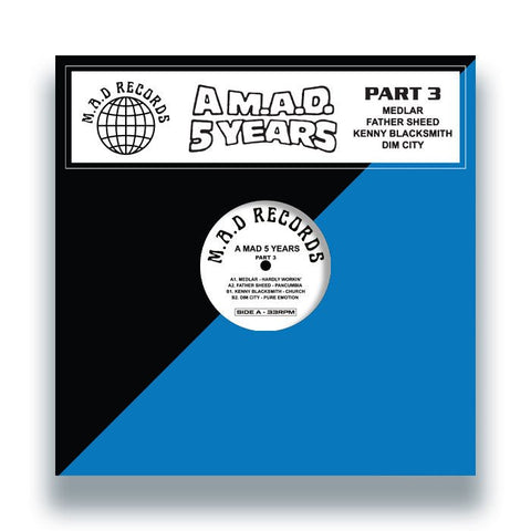 Medlar / Father Sheed / Kenny Blacksmith / Dim City - A M.A.D 5 YEARS Pt.3 Vinyl - Vinyl Record
