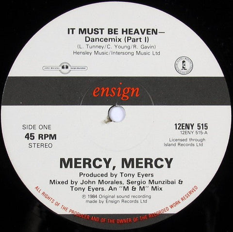 Mercy, Mercy - It Must Be Heaven Vinyl - Vinyl Record