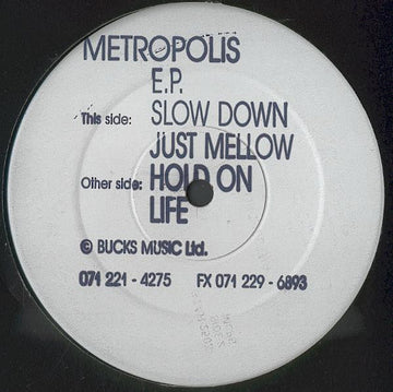 Metropolis - Metropolis E.P. Vinyl Vinly Record
