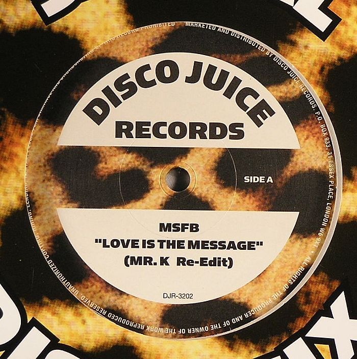 MFSB / Cymande - Love Is The Message (Mr K Edits) Vinyl