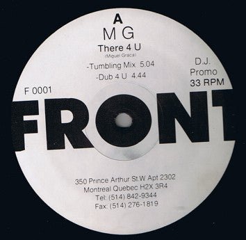 MG - There 4 U Vinyl Vinly Record