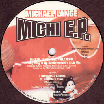 Michi Lange - Michi E.P. Vinyl Vinly Record