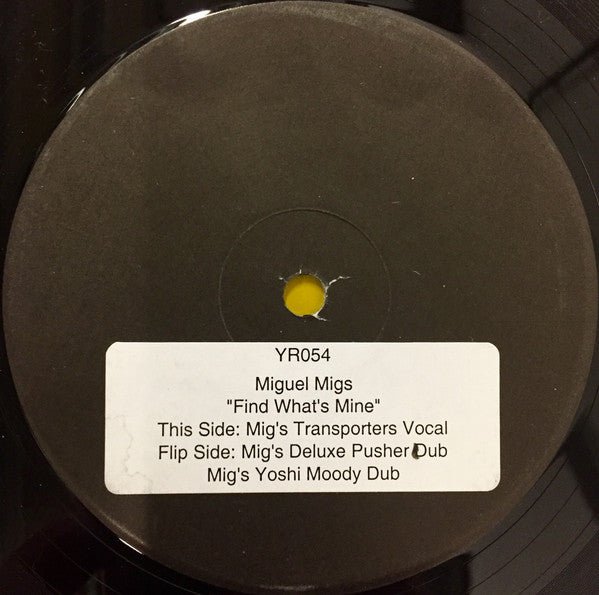 Miguel Migs - Find What's Mine Vinyl