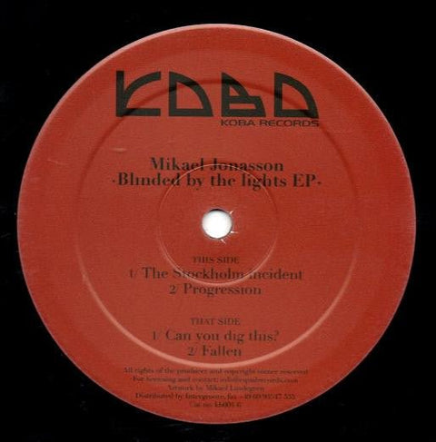Mikael Jonasson - Blinded By The Lights EP Vinyl - Vinyl Record