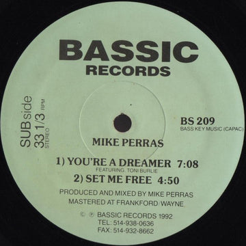 Mike Perras - You're A Dreamer Vinyl Vinly Record